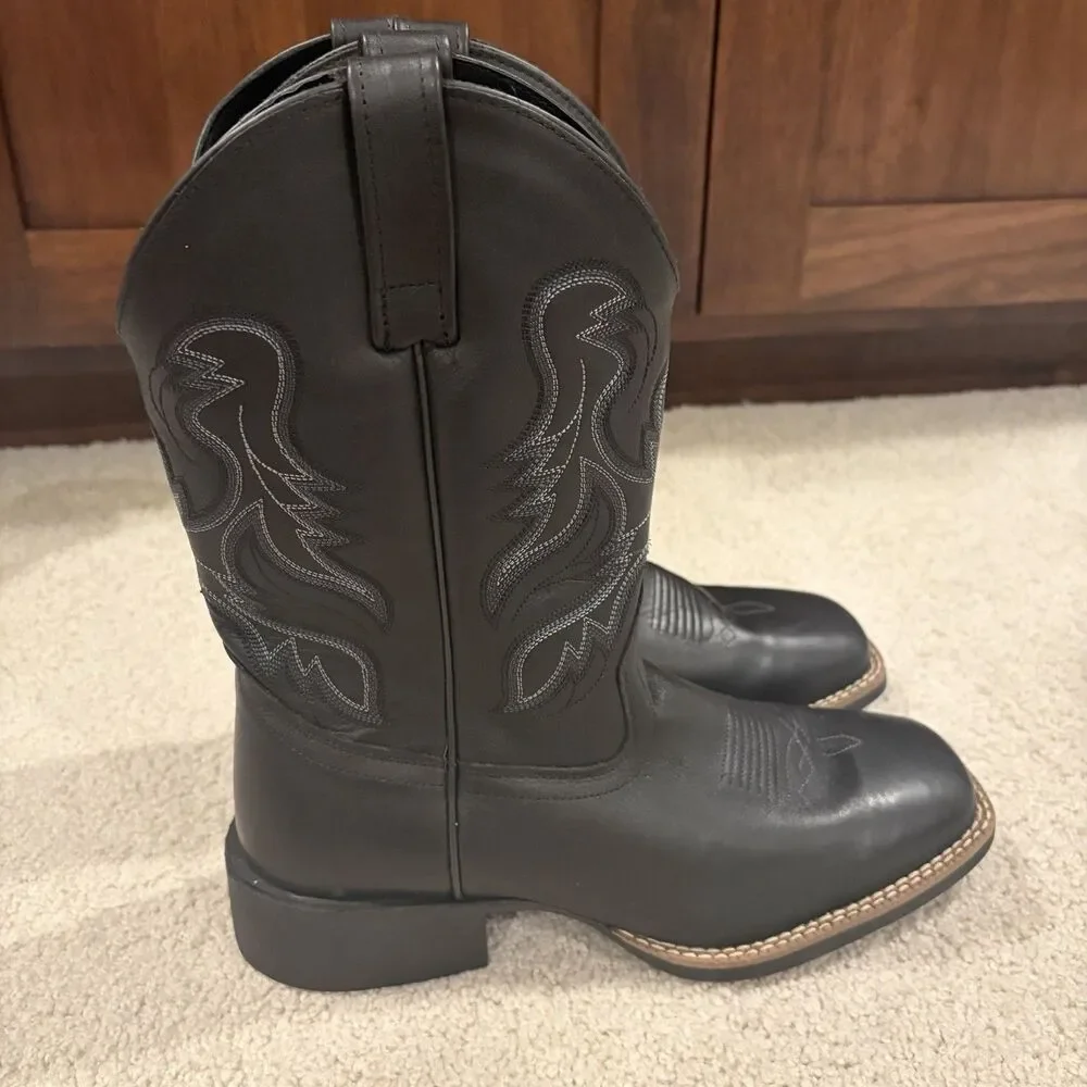 Demo Try On Cody James Men's Ace Western Boots Black Size 9Cowboy MSRP $170